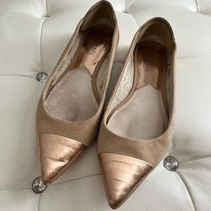 Michael Kors Rose Gold Ballet Flats
